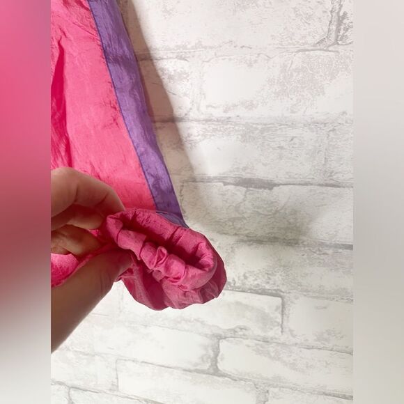 Toddler’s 12m Vintage 80’s Y2K Nylon Track Pant Pantaloons Pink and Purple - Picture 4 of 8